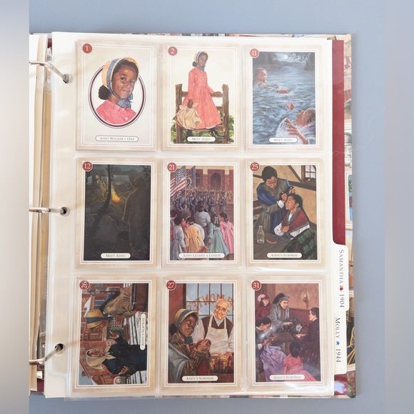 American Girl Doll Trading Card Book with cards! - Picture 4 of 6